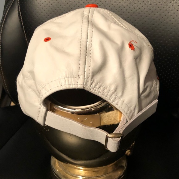 🔥02 NASCAR #20 TONY STEWART WINSTON CUP CHAMPION GENUINE LEATHER BASEBALL CAP🔥 - Picture 5 of 9